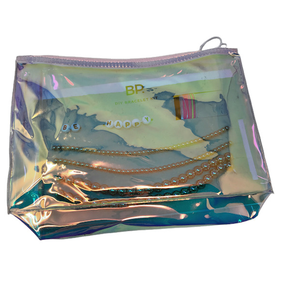 BP. Nordstrom DIY Necklace Kit Alphabets BE HAPPY Charms NWT - Picture 3 of 3